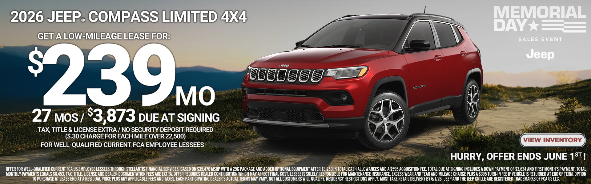 2026 Jeep Compass Limited 4X4