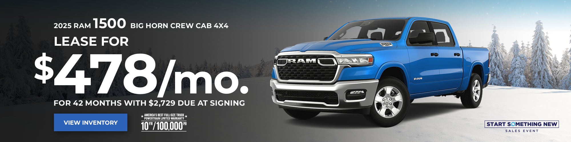 2025 Ram Big Horn 1500 Crew Cab 4x4