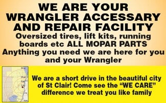 We are your Wrangler Banner